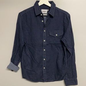 Navy Blue button down shirt